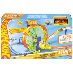 Hot Wheels: Удивителен турбиниран пистов комплект - Mattel
