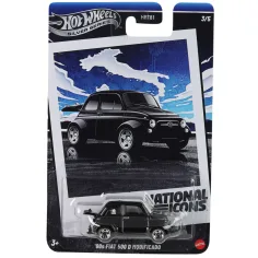 Hot Wheels: Винтидж '60s Fiat 500 D Modificado количка 1/64 - Mattel