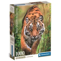 HQC Атакуващ тигър пъзел 1000 части - Clementoni