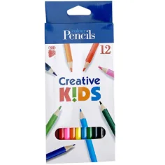 ICO: Creative Kids шестоъгълни цветни моливи комплект от 12 бр.