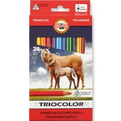 ICO: Koh-I-Noor 3144 Triocolor цветни моливи 24бр.