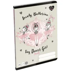 ICO: LizzySuli Lovely Ballerina Tiny Dancer 4. клас линеен тетрадка A/5 21-32