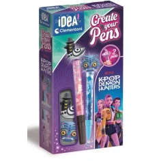 Idea Art Mini: K-Pop Demon Hunters комплект за изработка на химикалки Суси и Дерпи - Clementoni
