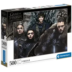 Игра на тронове: Пъзел от 500 части на дом Старк - Clementoni