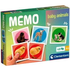 Игра с памет за животински бебета 48бр - Clementoni