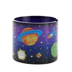 Играчка с спирала с космически мотиви изображение 2