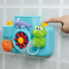 Играчка за баня с животни с водно колело
