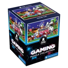 Игрална пъзел колекция Sonic 500 части пъзел - Clementoni