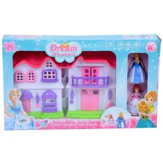 Игрална вила с осветление и мебели