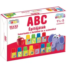 Играйте и учете!: ABC букви и числа развиваща строителна играчка - D-Toys