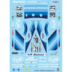 Italeri 1/24 Ford Escort Zakspeed Gr.2 автомобилен модел изображение 2