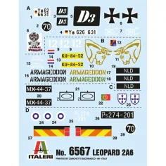 Italeri 1/35 Leopard 2A6 танк модел изображение 2