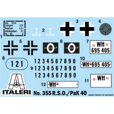 Italeri: 1/35 RSO/PaK 40 танк-ловец модел изображение 2