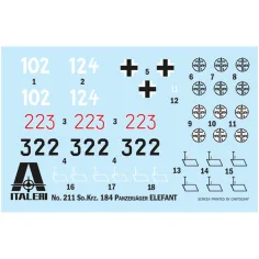 Italeri: 1/35 Sd.Kfz. 184 Elefant танкловец модел изображение 2