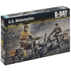 Italeri 1/35 U.S. Мотоциклети 2бр военен мотоциклет модел