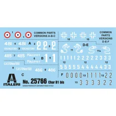 Italeri 1/56 Char B1 Bis танк модел изображение 2
