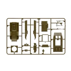 Italeri 1/56 M8/M20 танк модел изображение 6