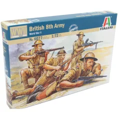 Italeri 1/72 Британски 8-ма армия Брит военни фигурки модел