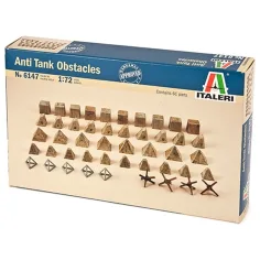 Italeri 1/72 Диорама с набор от противотанкови препятствия
