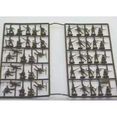Italeri 1/72 Германски Африкански корпус Немски военни фигурки модел изображение 2