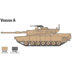 Italeri 1/72 M1 Abrams танк модел комплект изображение 3