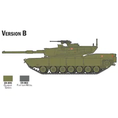 Italeri 1/72 M1 Abrams танк модел комплект изображение 4