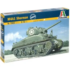 Italeri 1/72 M4A1 Sherman танк модел