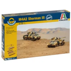 Italeri 1/72 M4A2 Sherman III танк 2бр. комплект за моделиране