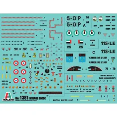 Italeri 1/72 Mirage 2000C изтребител модел изображение 2