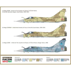 Italeri 1/72 Mirage 2000C изтребител модел изображение 3