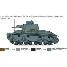 Italeri 1/72 Pz. Kpfw. 35(t) танк модел изображение 5