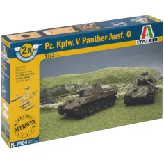 Italeri 1/72 Pz. Kpfw. V Panther Ausf. G Пантера танк 2бр. комплект за моделиране