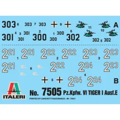 Italeri 1/72 Pz. Kpfw. VI Tiger I Ausf. E Tigris танк 2бр. комплект за моделиране изображение 2