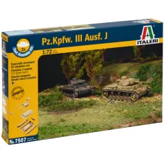 Italeri 1/72 Pz.Kpfw. III Ausf. J танк 2бр. комплект за моделиране