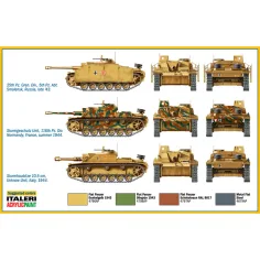 Italeri 1/72 Sturmgeschütz III штурмова машина 2бр. комплект за моделиране изображение 3