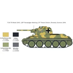 Italeri 1/72 T-34/76 Модел 1943 танк модел изображение 6