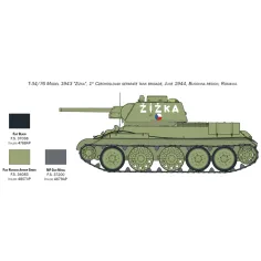 Italeri 1/72 T-34/76 Модел 1943 танк модел изображение 7