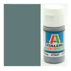 Italeri Flat Dark Gray (4754AP) - Матова тъмносива моделна боя 20ml