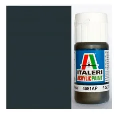 Italeri Flat Gun Metal (4681AP) - Матово оръжейно метално моделно боя 20ml