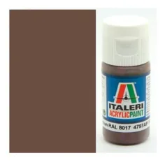 Italeri Flat Pz. Шоколадово кафяво RAL 8017 (4797AP) – Матово шоколадово кафяво моделно боя 20ml