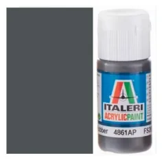 Italeri Flat Rubber (4861AP) - Матова гума цвят модел боя 20ml