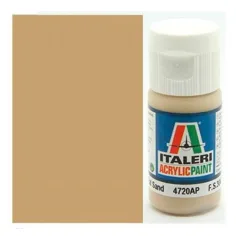Italeri Flat Sand (4720AP) - Матова цветна боя за модели в цвят пясък 20ml