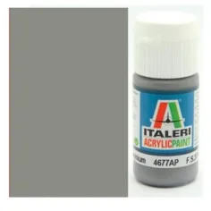 Italeri Metal Flat Aluminium (4677AP) - Метален матов сребърен модел боя 20ml