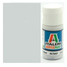 Italeri Metal Gloss Silver (4678AP) - Метален гланцов сребърен модел боя 20ml