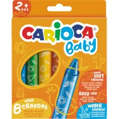 Изтриваем комплект от супер меки пастели за бебета 8бр - Carioca