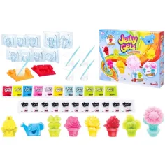 Jelly Gelz Flower Deluxe цветен гел фигура комплект за творчество - Simba Toys изображение 2