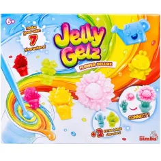 Jelly Gelz Flower Deluxe цветен гел фигура комплект за творчество - Simba Toys