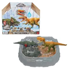 Jurassic World: Dino Reveal Battle Pack комплект с 2 динозавърски фигурки - Mattel