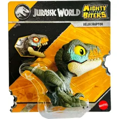 Jurassic World: Хапещ мини зелени Velociraptor фигура - Mattel