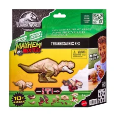 Jurassic World: Mayhem Mix-Ups DIY Мутант динозавър T-Rex - Mattel